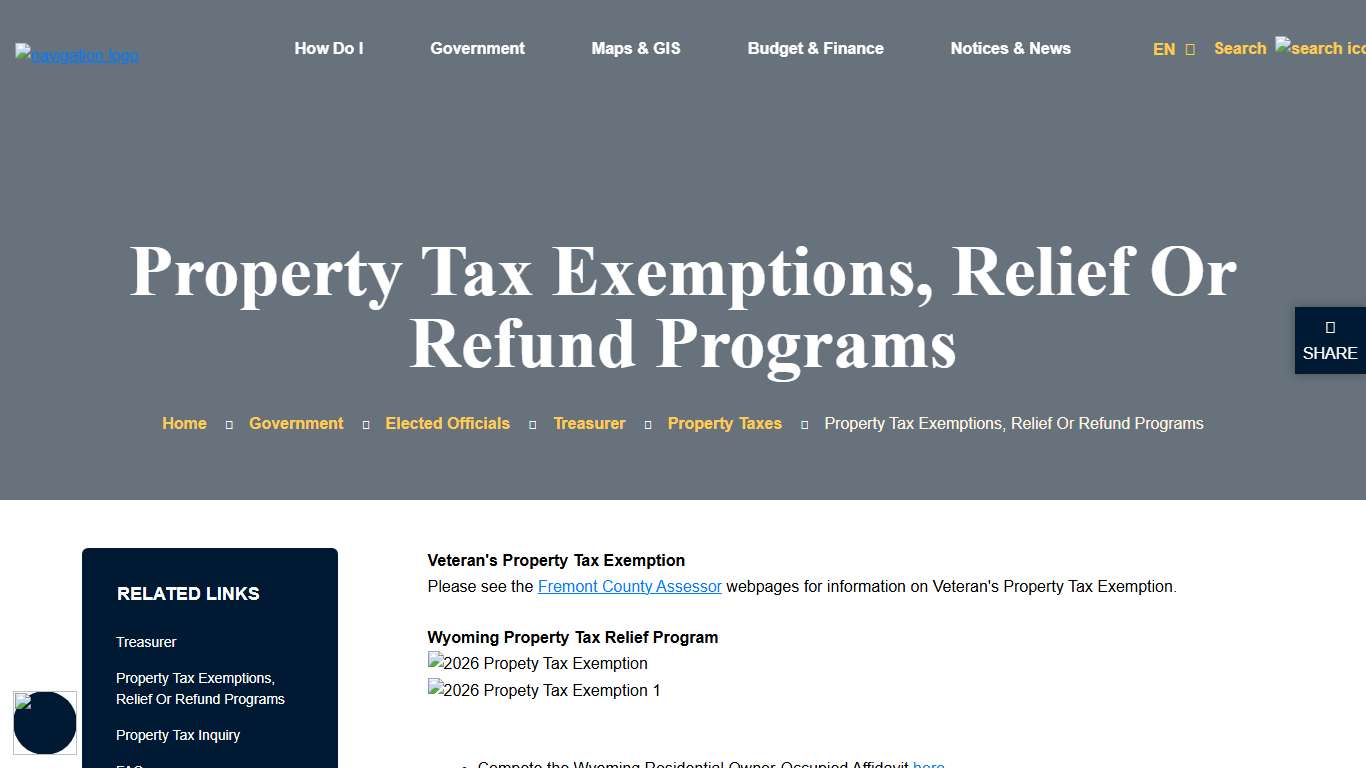 Welcome to Fremont County, WY